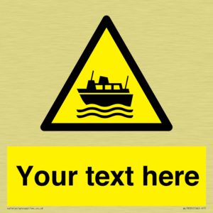Custom warning ferries crossing vessels